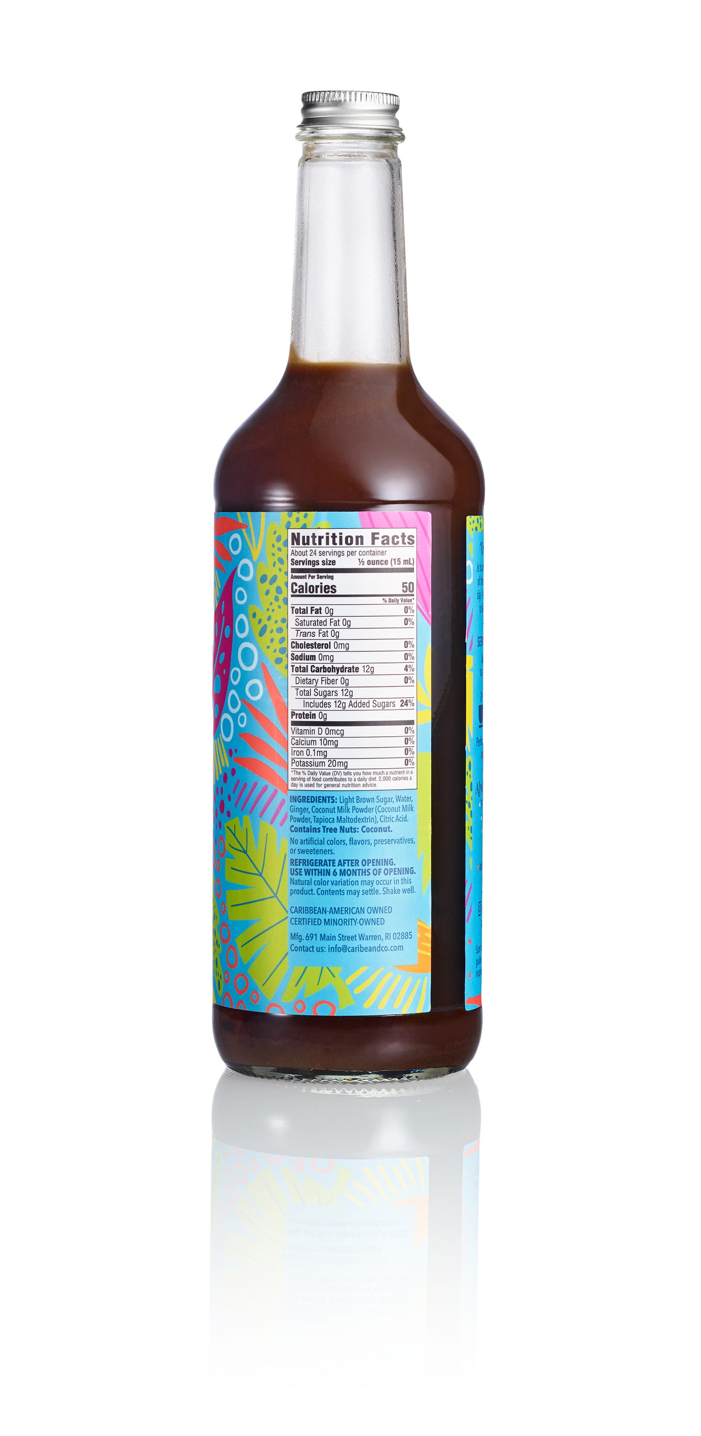 Jamaican Coconut Drop Flavored Syrup - 25 oz (Wholesale Case of 3)