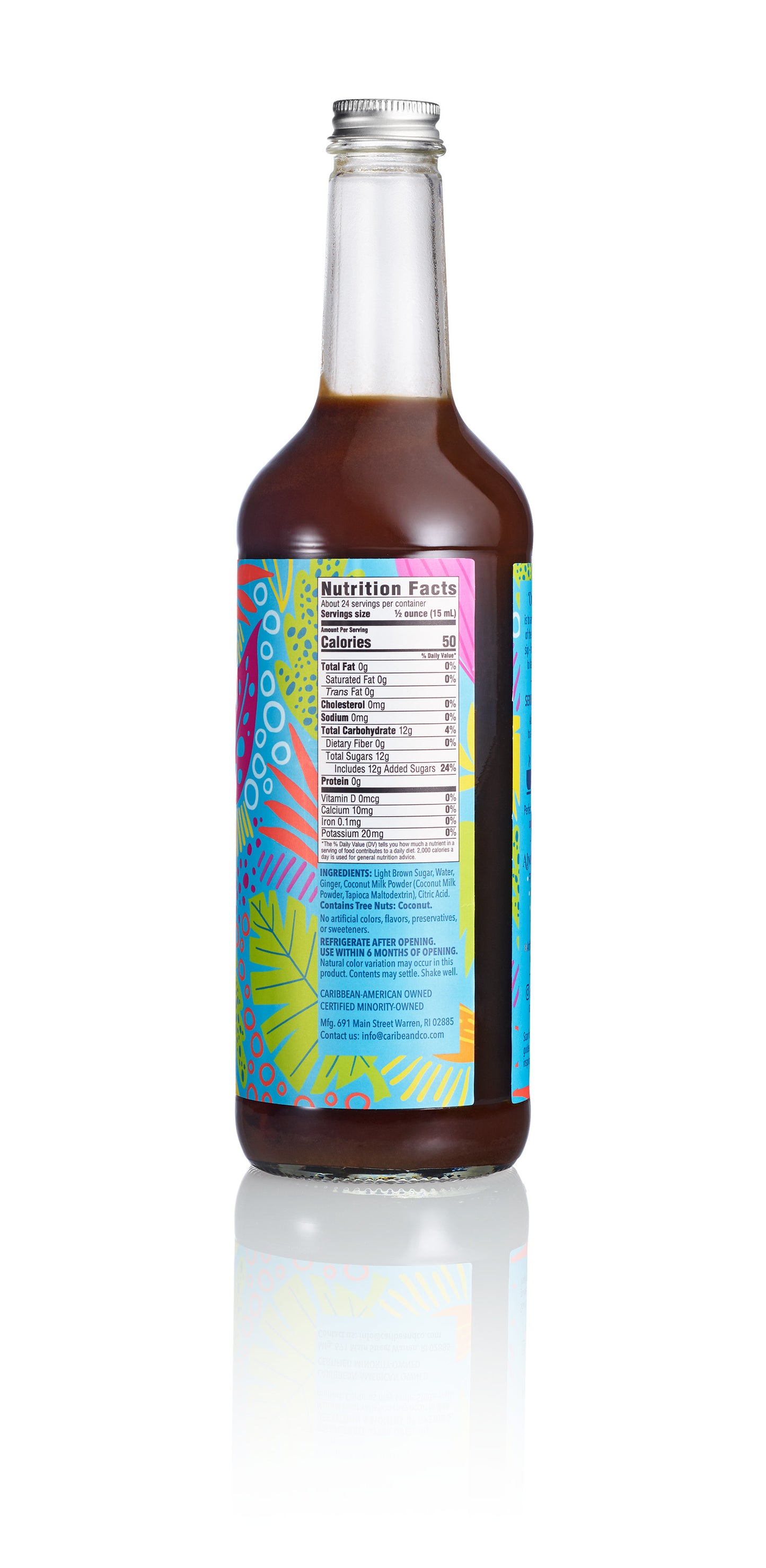 Jamaican Coconut Drop Flavored Syrup - 25 oz (Wholesale Case of 3)