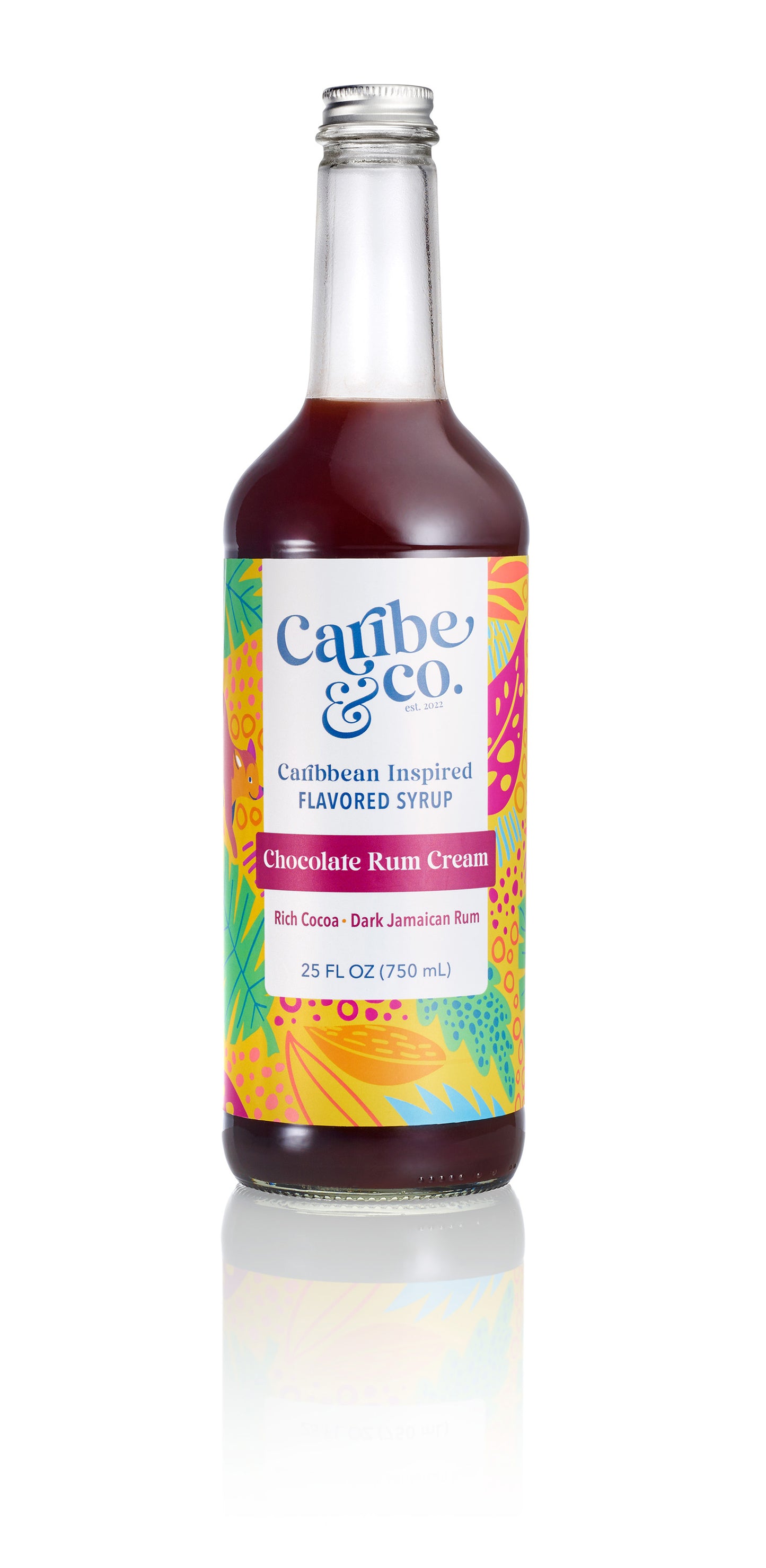 Chocolate Rum Cream Flavored Syrup - 25 oz (Wholesale Case of 3)