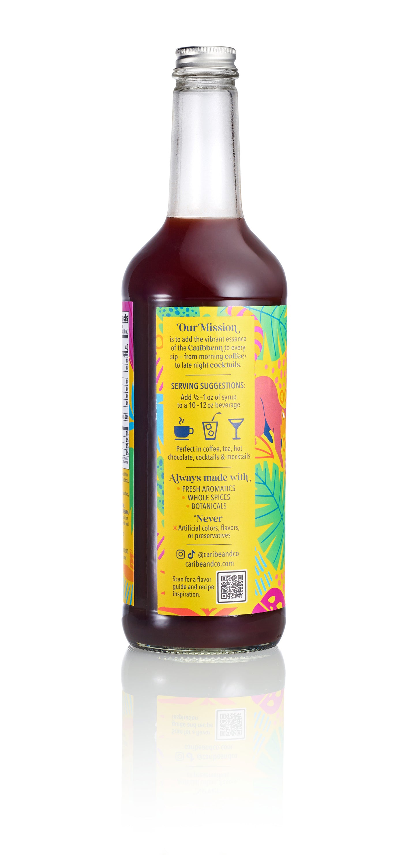 Chocolate Rum Cream Flavored Syrup - 25 oz (Wholesale Case of 3)