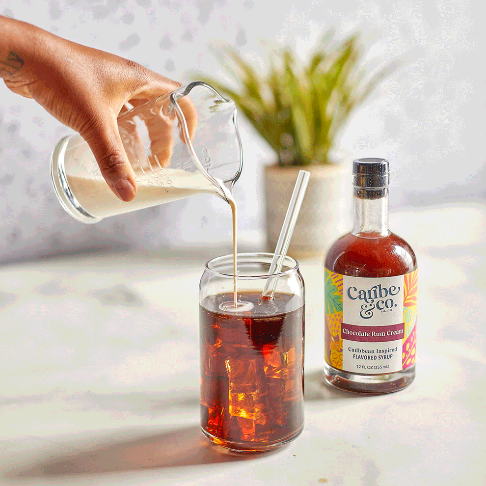 Chocolate Rum Cream Flavored Syrup – Caribe & Co.