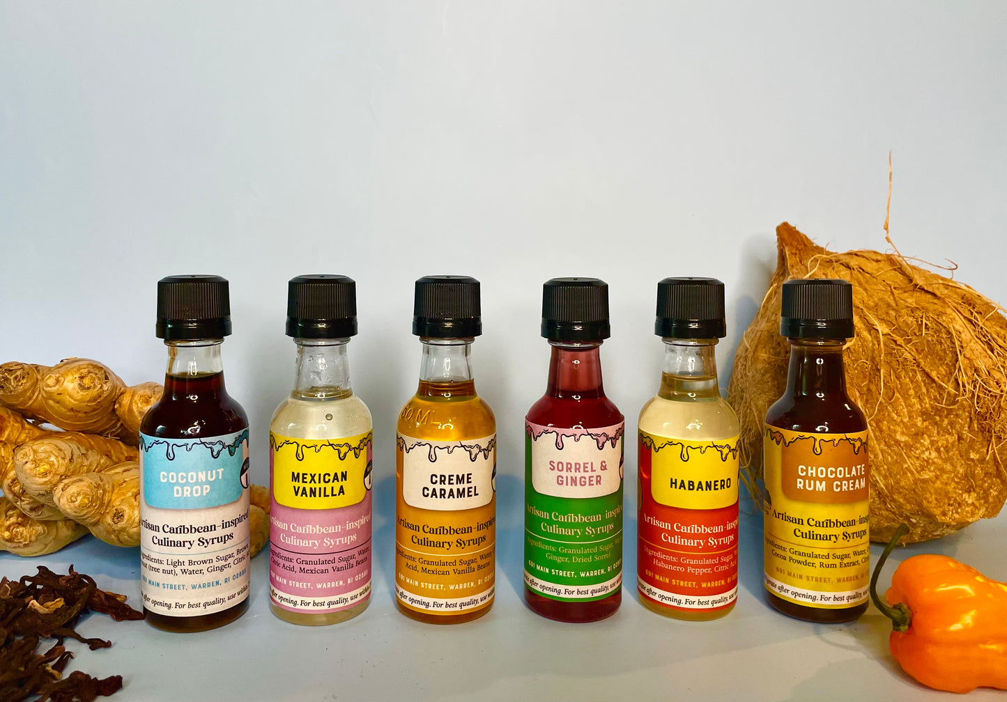 Flavored Syrup Sampler Pack – Caribe & Co.