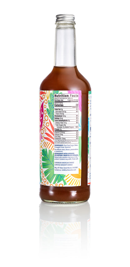 Pineapple Tamarind Flavored Syrup - 25 oz (Wholesale Case of 3)