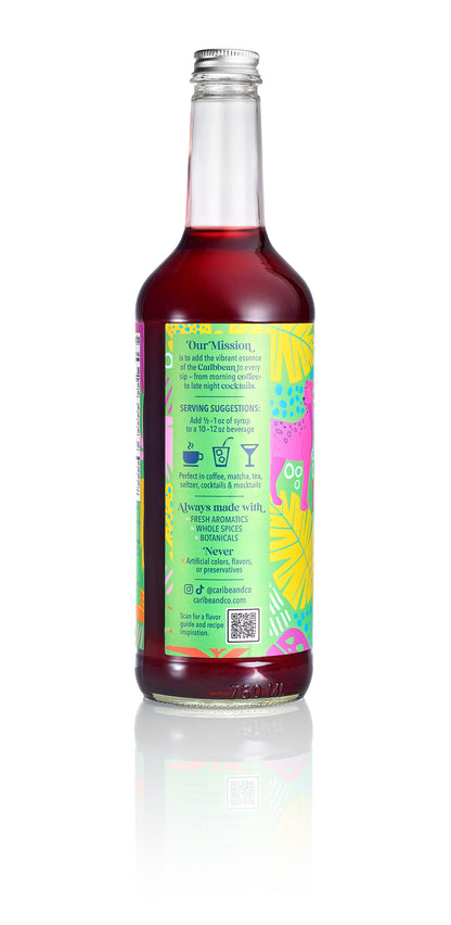 Sorrel & Ginger Flavored Syrup  - 25 oz (Wholesale Case of 3)