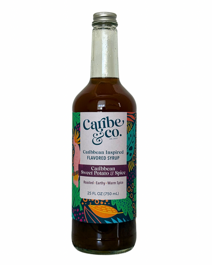 Caribbean Sweet Potato & Spice Flavored Syrup - 25 oz (Wholesale Case of 3)