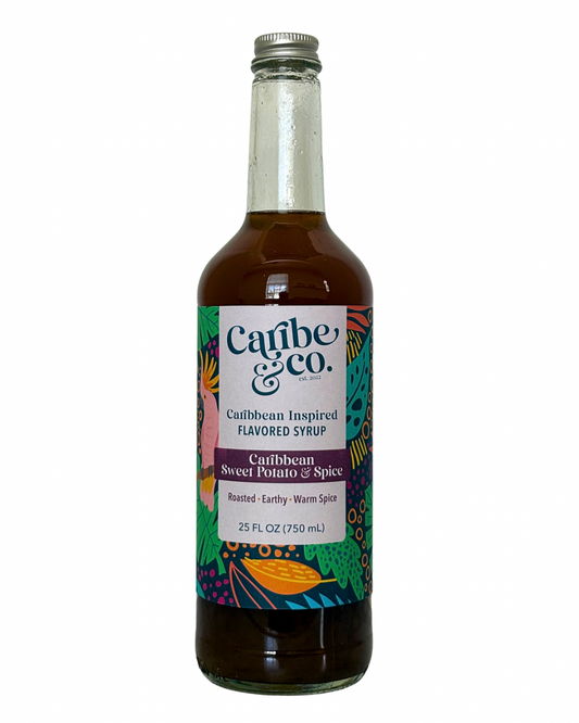 Caribbean Sweet Potato & Spice Flavored Syrup - 25 oz (Wholesale Case of 3)