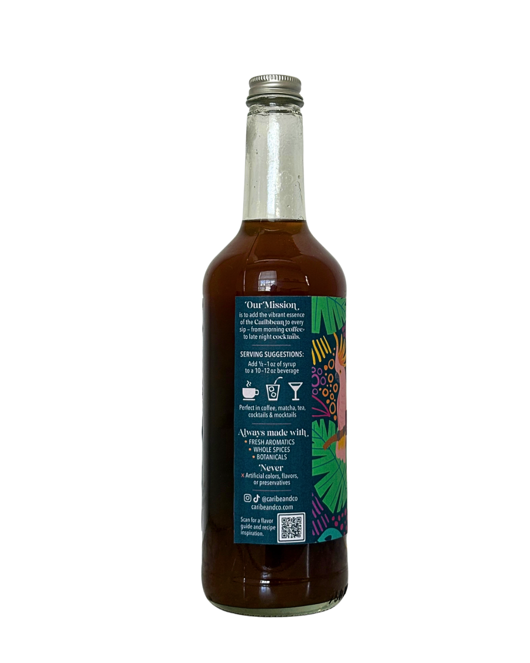 Caribbean Sweet Potato & Spice Flavored Syrup - 25 oz (Wholesale Case of 3)